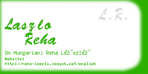 laszlo reha business card